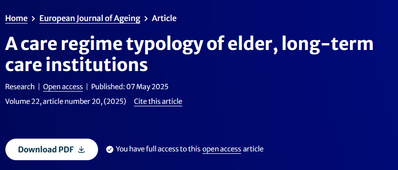 CED Barcelona (@cedemografia) on Twitter photo 🆕 paper by Van Damme M <a href="/maikevd2011/">Maike van damme</a> , Spijker J <a href="/popageing/">Jeroen Spijker</a>; Pavlopoulos D (2025).
This study generates a classification of 26 European OECD countries with respect to care regimes.
doi.org/10.1007/s10433… 🆕 paper by Van Damme M <a href="/maikevd2011/">Maike van damme</a> , Spijker J <a href="/popageing/">Jeroen Spijker</a>; Pavlopoulos D (2025).
This study generates a classification of 26 European OECD countries with respect to care regimes.
doi.org/10.1007/s10433…