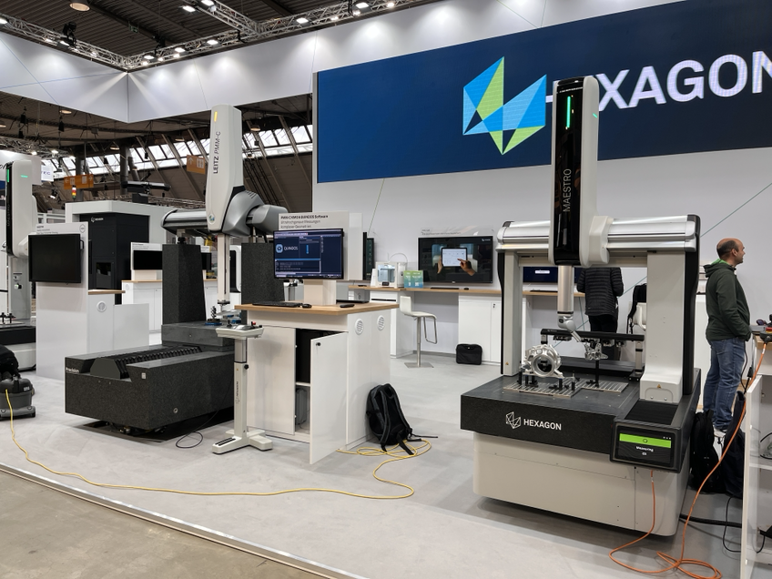 HexagonMI's tweet photo. Last week at the #ControlShow in Stuttgart, we had an amazing time launching:
🚀 #MAESTRO
🚀 #ATS800
🚀 #HYPERSCAN
🚀 #PRESTO Quality Systems
Thank you to everyone who visited our booth and shared your insights. 🙌
Interested in learning more? 👉 https://t.co/02etP1rChY https://t.co/fpa1Nad53T