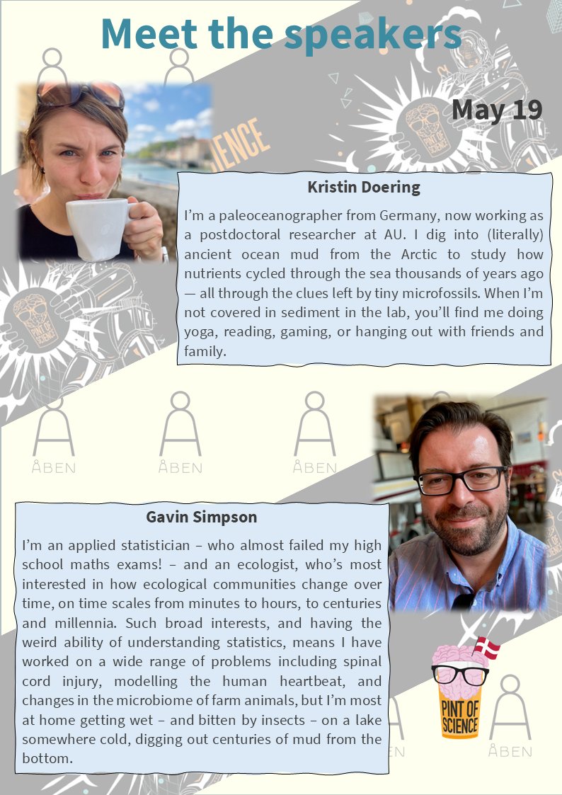 Pint of Science DK (@pintofsciencedk) on Twitter photo โณ Just 1 week to go until #pint25DK #Aarhus kicks off!
๐ค Still not sure which talks to attend? Maybe meeting our speakers will help!
Check out how they describe themselves โ where they are from, what their research interest is, and their hobbies.
<a href="/pintsworld/">Pint of Science World</a> โณ Just 1 week to go until #pint25DK #Aarhus kicks off!
๐ค Still not sure which talks to attend? Maybe meeting our speakers will help!
Check out how they describe themselves โ where they are from, what their research interest is, and their hobbies.
<a href="/pintsworld/">Pint of Science World</a>
