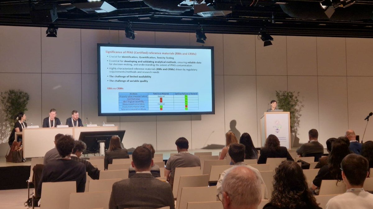 A great presentation from Huiling Liu, as she discussed 𝗡𝗮𝘃𝗶𝗴𝗮𝘁𝗶𝗻𝗴 𝘁𝗵𝗲 𝗖𝗼𝗺𝗽𝗹𝗲𝘅 𝗟𝗮𝗻𝗱𝘀𝗰𝗮𝗽𝗲 𝗼𝗳 𝗣𝗙𝗔𝗦 𝗖𝗥𝗠𝘀.

Our CRMs for PFAS meet the highest standards, giving you the confidence you need in your results: bit.ly/43bCqWO