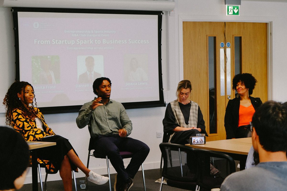 Enjoyed contributing to the conversation on entrepreneurial insight and innovation!💡✨
Thank you for a warm welcome 🍃  
*Abigail Irozuru Oly, Event Host 
*Masood Entrepreneurship Centre
*Alliance Manchester Business School
*@GBStudios_