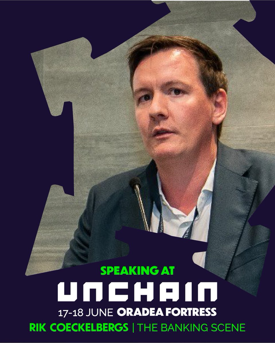 🚨 Rik Coeckelbergs joins UNCHAIN Festival on June 17-18 in Oradea! Don't miss his keynote &amp; exclusive workshop on A New Ethos in Banking.
🔗 Register now: unchainfestival.com