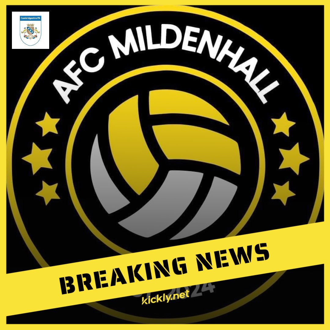 AFC Mildenhall would like to welcome Dennis Preston as our new manager. 
He has also appointed Jacob Smith as his assistant manager.
All at the club wish Dennis and Jacob well in the season ahead. 
#COTH 🩵🩵🩵