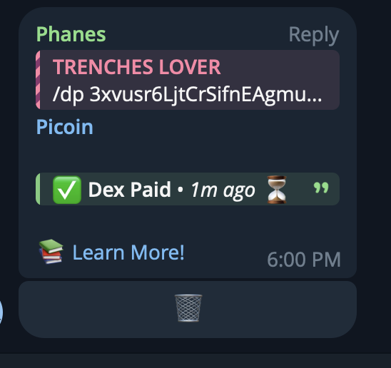 Dex paid
