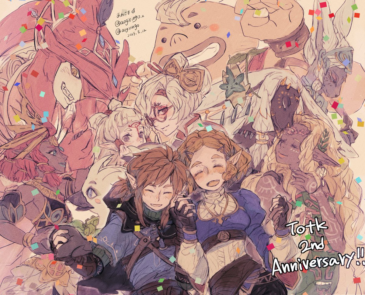 aogiringo_z's tweet image. zelink
ティアキン2周年おめでとうございます🎉
Happy Totk 2nd anniversary!
私が推しとゼルダシリーズに出会ってから2年が経ちました。最高の出会いをくれた2年前のこの日に感謝を。