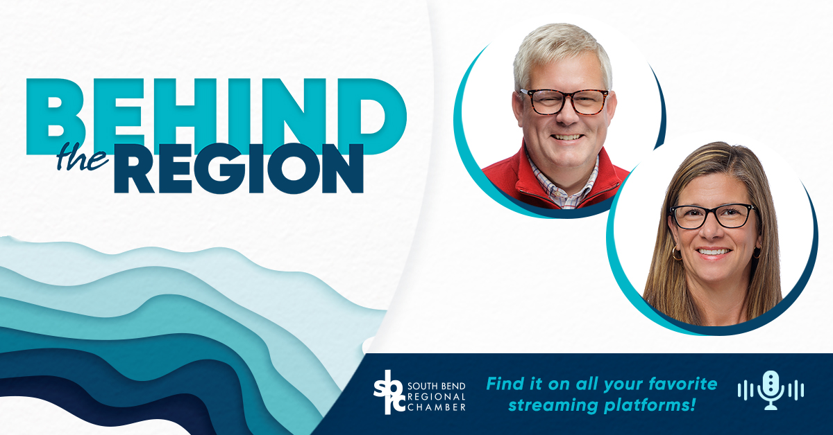 South Bend Chamber (@southbendchmbr) on Twitter photo On this episode of Behind the Region, Jeff Jarnecke (Visit South Bend Mishawaka) shares tourism updates, and Alyson Herzig (South Bend Regional Chamber) talks local development projects.
Listen: sbrchamber.com/pages/podcast/
#ConveneConnectGrow On this episode of Behind the Region, Jeff Jarnecke (Visit South Bend Mishawaka) shares tourism updates, and Alyson Herzig (South Bend Regional Chamber) talks local development projects.
Listen: sbrchamber.com/pages/podcast/
#ConveneConnectGrow