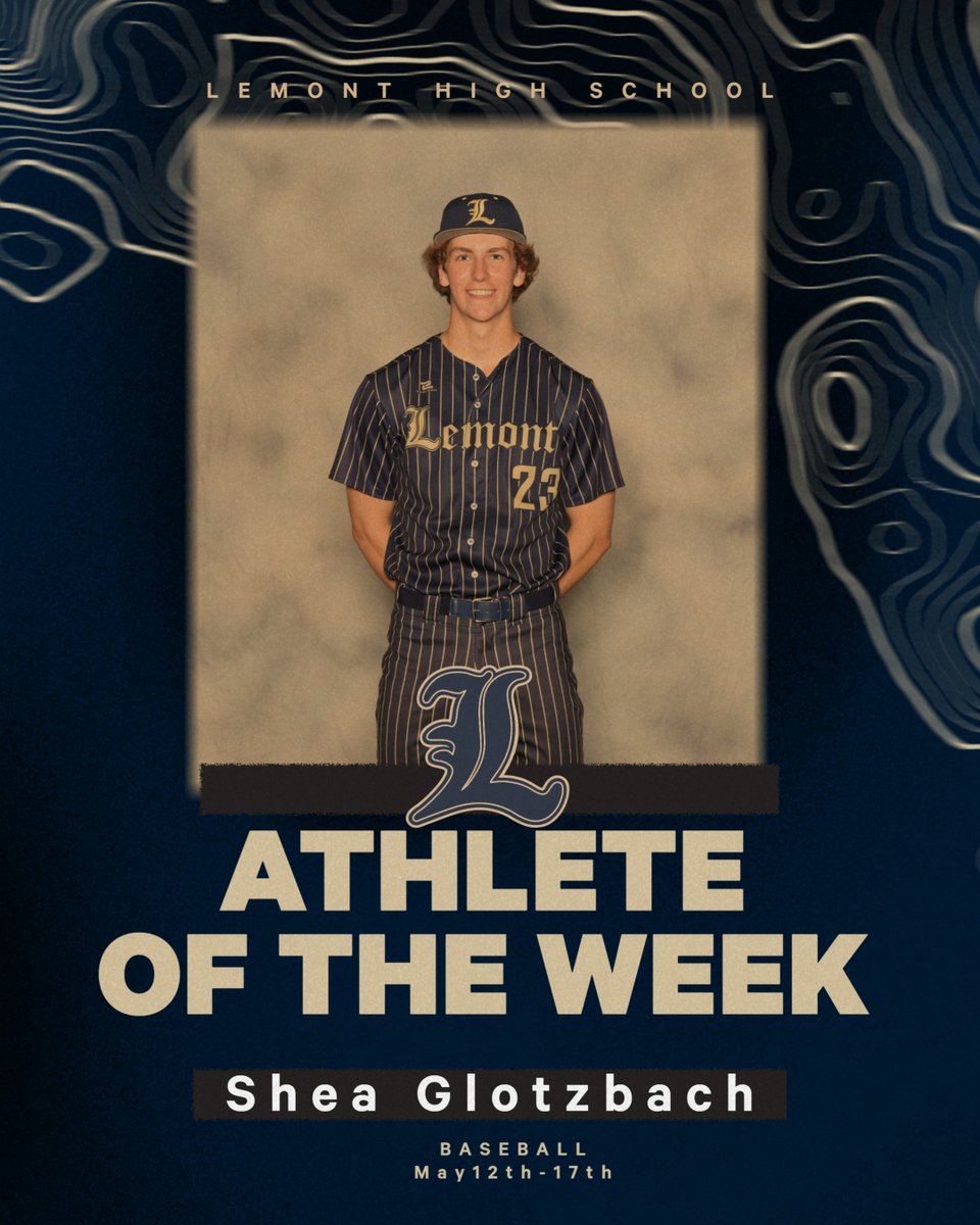 Lemont Athletics (@lhs210athletics) on Twitter photo This week's AOW is Shea Glotzbach from our Varsity Baseball Team. Shea threw 7 shutout innings allowing only 2 hits v. Lincoln Way West on Saturday. Congratluations Shea! <a href="/Lemont_Baseball/">Lemont Baseball</a> #WeAreLemont This week's AOW is Shea Glotzbach from our Varsity Baseball Team. Shea threw 7 shutout innings allowing only 2 hits v. Lincoln Way West on Saturday. Congratluations Shea! <a href="/Lemont_Baseball/">Lemont Baseball</a> #WeAreLemont