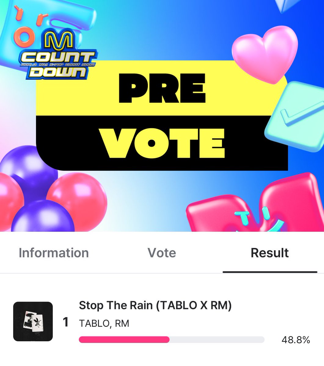 Jinnieside's tweet image. '๐จ TEMOS MENOS DE DUAS HORAS E MEIA pra votar em โStop The Rainโ do #TabloxRM no mnet!!! O gap estรก DIMINUINDO, entรฃo continuem mantendo em #1, SE VOCร NรO VOTOU, VOTEโผ๏ธ
๐๏ธ 12/05
๐ 11:59 ๐ง๐ท
๐mnetplus.onelink.me/TRa8/94wr5mku?โฆ
VOTE FOR RMรTABLO ON MNET
VOTE FOR STOP THE RAIN
#TABLOxRM