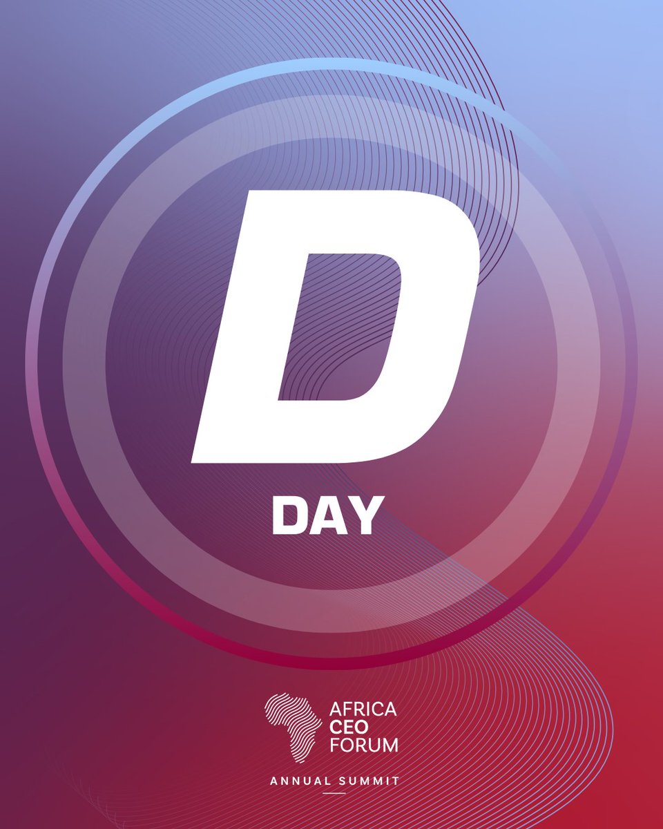 We are Live ! 

The conversations start now and we’re ready to collaborate, innovate and lead change on the continent from the Africa CEO Forum in Abidjan, Côte D’ivoire. 

Let’s make today count! 

#EventDay #IndustryPartner
#LetTheConversationsBegin #ACF2025