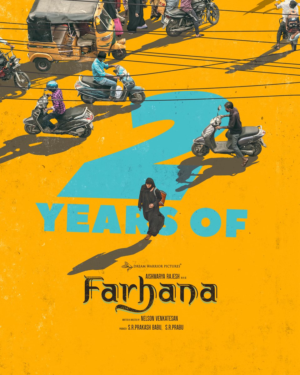 DreamWarriorPictures (@dreamwarriorpic) on Twitter photo Celebrating 2 years of #Farhana
Two years since Farhana graced the screens, and your love still echoes strong. Thank you to our amazing audience for the continued support and heartfelt appreciation.
#2YearsOfFarhana
<a href="/aishu_dil/">aishwarya rajesh</a> <a href="/selvaraghavan/">selvaraghavan</a> <a href="/JithanRamesh/">JithanRamesh</a> @aishwaryadutta6 Celebrating 2 years of #Farhana
Two years since Farhana graced the screens, and your love still echoes strong. Thank you to our amazing audience for the continued support and heartfelt appreciation.
#2YearsOfFarhana
<a href="/aishu_dil/">aishwarya rajesh</a> <a href="/selvaraghavan/">selvaraghavan</a> <a href="/JithanRamesh/">JithanRamesh</a> @aishwaryadutta6