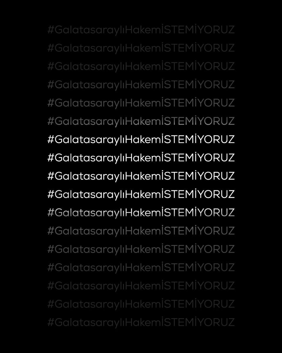 YALANDAN GAZ VERMİYORUM ÖNEMLİ YA DA ÖNEMSİZ ADALETE ZERRE ETKİSİ OLACAKSA DAHİ KULLANACAĞIZ.

YAZMAYA DEVAM EDİN.

#GalatasaraylıHakemİSTEMİYORUZ