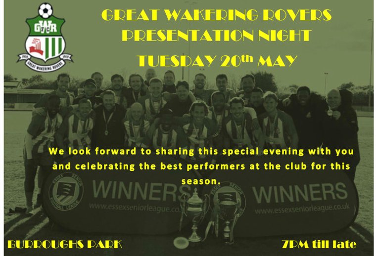 FIRST TEAM PRESENTATION NIGHT #Pitchero
gwrovers.com/news/first-tea…