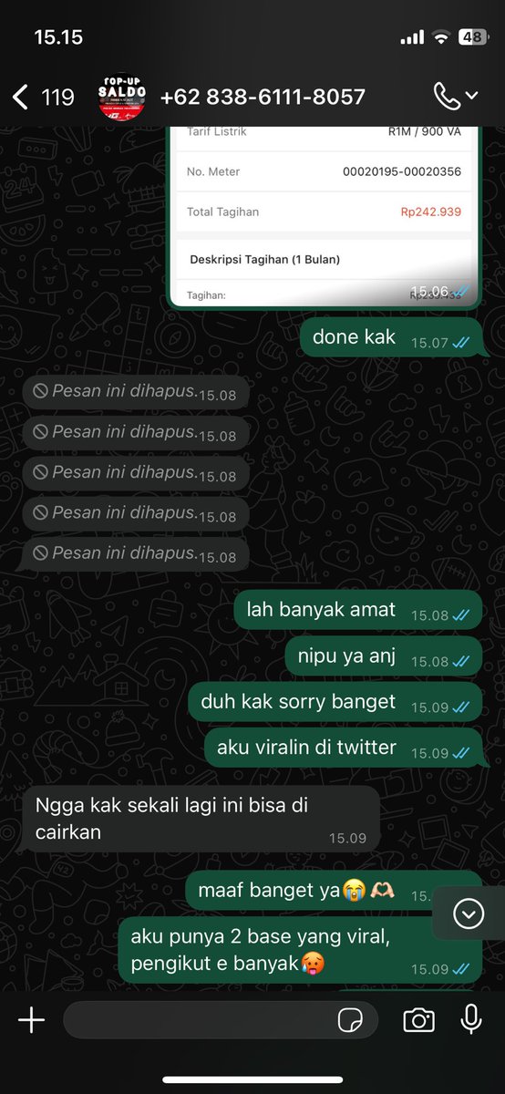 peachybluw's tweet photo. gabisa jelasin soal e masih gemeteran wkwkwkwkkwk anj bangey ditipu cokkkkkk https://t.co/Qkj7AmdPsT