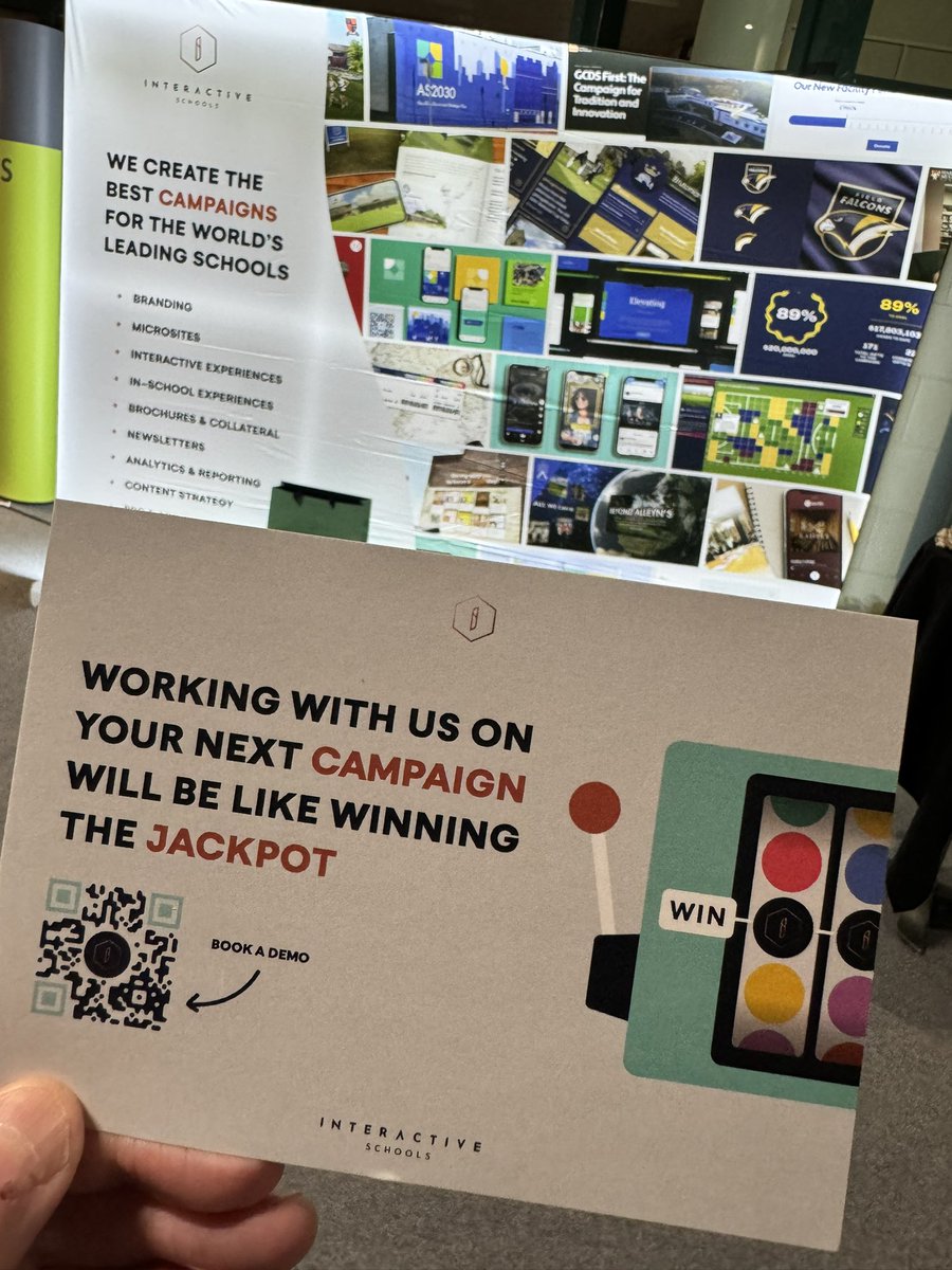 SimonNoakes's tweet image. Don’t Leave Your Next #Campaign to Chance!
@intSchools are proud supporters of the @IDPE_Europe (IDPE) Annual Conference. #IDPE2025
Come grab your “Chance” chocolate 🍫 bar - and you could Win Big for your next School Campaign!