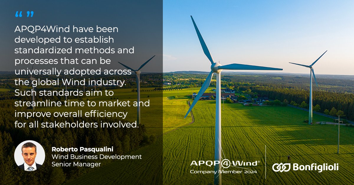 Bonfiglioli_'s tweet image. In wind energy, quality is our guiding principle.
That’s why we apply APQP4Wind standards across several global sites—with two certifications, trained experts, and regular refreshers.
The result? Standardized processes and faster time to market.
#Bonfiglioli #WeEngineerDreams