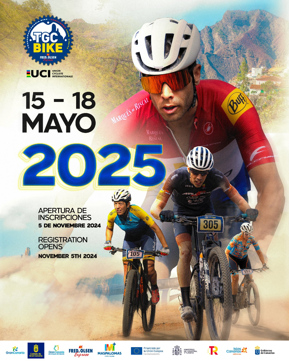 Del 15 al 18 de mayo, ciclistas de todo el mundo llegan a #GranCanaria para recorrer sus paisajes durante la <a href="/TransGCbike/">TransGCbike</a>

Esta prueba, incluida en el calendario <a href="/UCI_cycling/">UCI</a>, reafirma la capacidad de nuestra Isla para acoger eventos deportivos

Más info 🔗bit.ly/TranBikeGc