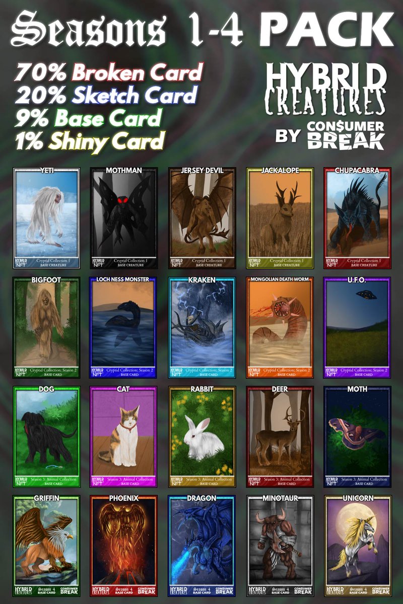 ‼️ #GiveawayAlert ‼️
🎁 1x 10-Pack Cards (Seasons 1-4) 🎁

📝 Requirements:
1⃣ Follow Me
2⃣ RT &amp; ❤️
3⃣ Comment Your Wax Wallet Address
⌛️48H⌛️

🍀Good Luck🍀

#Giveaways #NFTs $WAXP #NFTGiveaway #WAXNFT <a href="/WAX_io/">WAX</a>