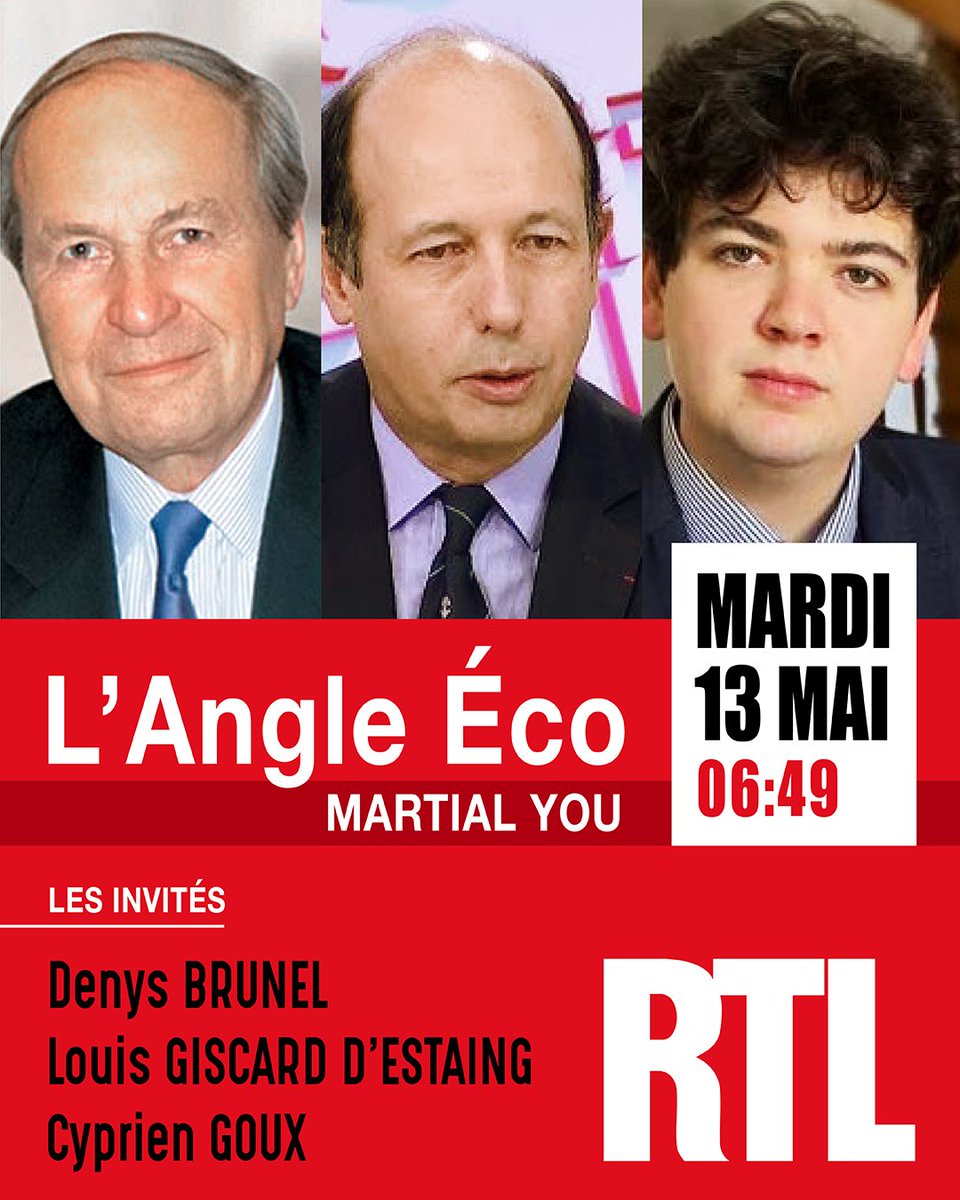DenysBrunel75's tweet photo. 📻 Mardi 13 mai à 6h49, je serai sur @RTLFrance dans L’Angle Éco avec @martial_you, aux côtés de @LGiscardEstaing  &amp; Cyprien Goux.
On parle TVA : son histoire, les fraudes, et… pourquoi Trump l’attaque.
📖 Livre dispo 👉 https://t.co/de7xcUTaID
#TVA #Fiscalité #RTL https://t.co/Cre21xSBkm