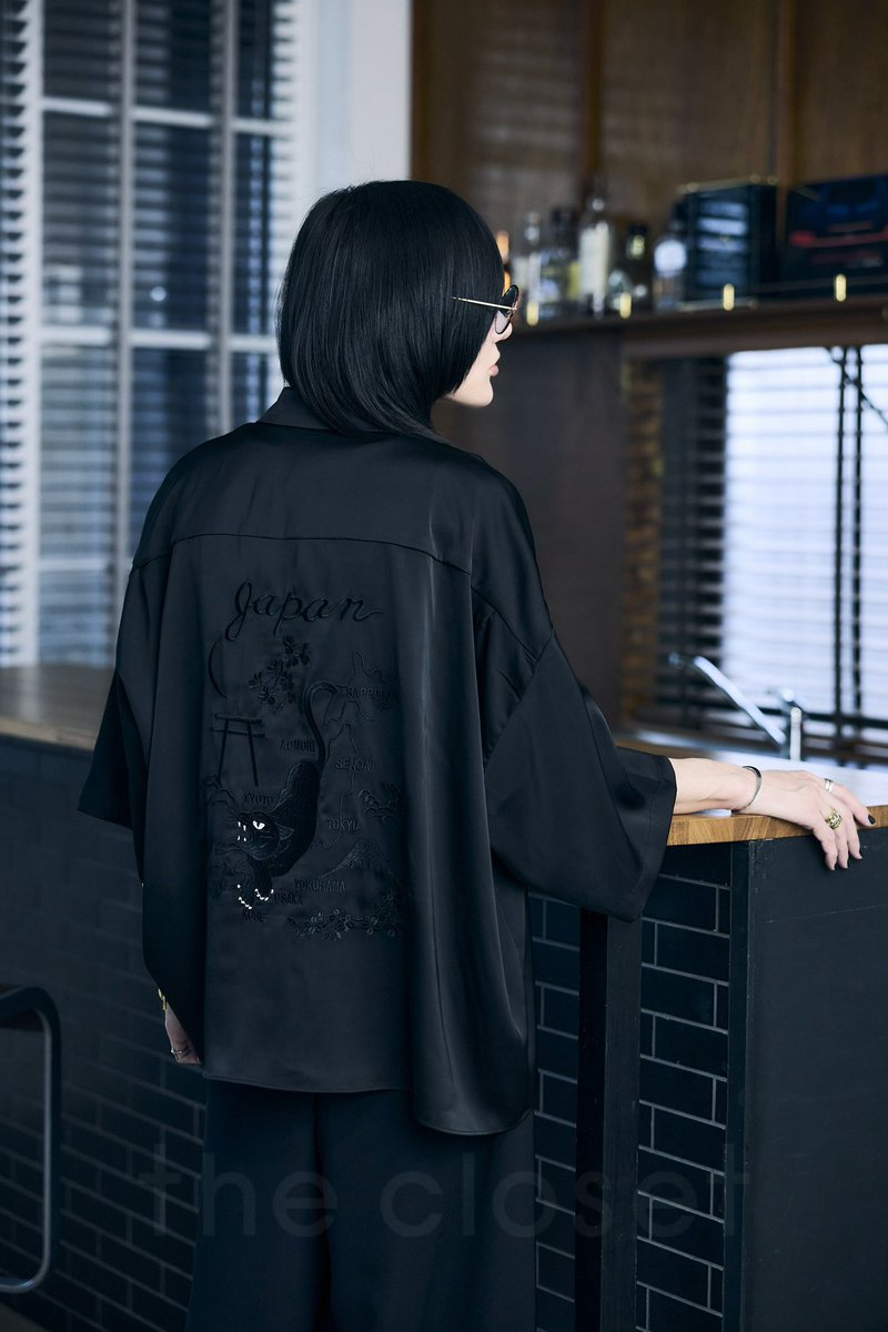 the closet】 ”nekoyume” suka shirt (2size) （・ネコシャツ