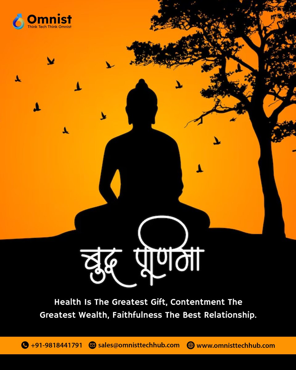 OmnistTechHub's tweet image. May the teachings of Lord #Buddha inspire peace, wisdom &amp;amp; compassion in all. 🌼
#HappyBuddhaPurnima from #OmnistTechhubSolutions! 🌿🧘‍♂️

#BuddhaPurnima #BuddhaJayanti #Peace #Spirituality #Mindfulness #BuddhaQuotes #Buddhism #PositiveVibes #InnerPeace #Wisdom #GautamBuddha