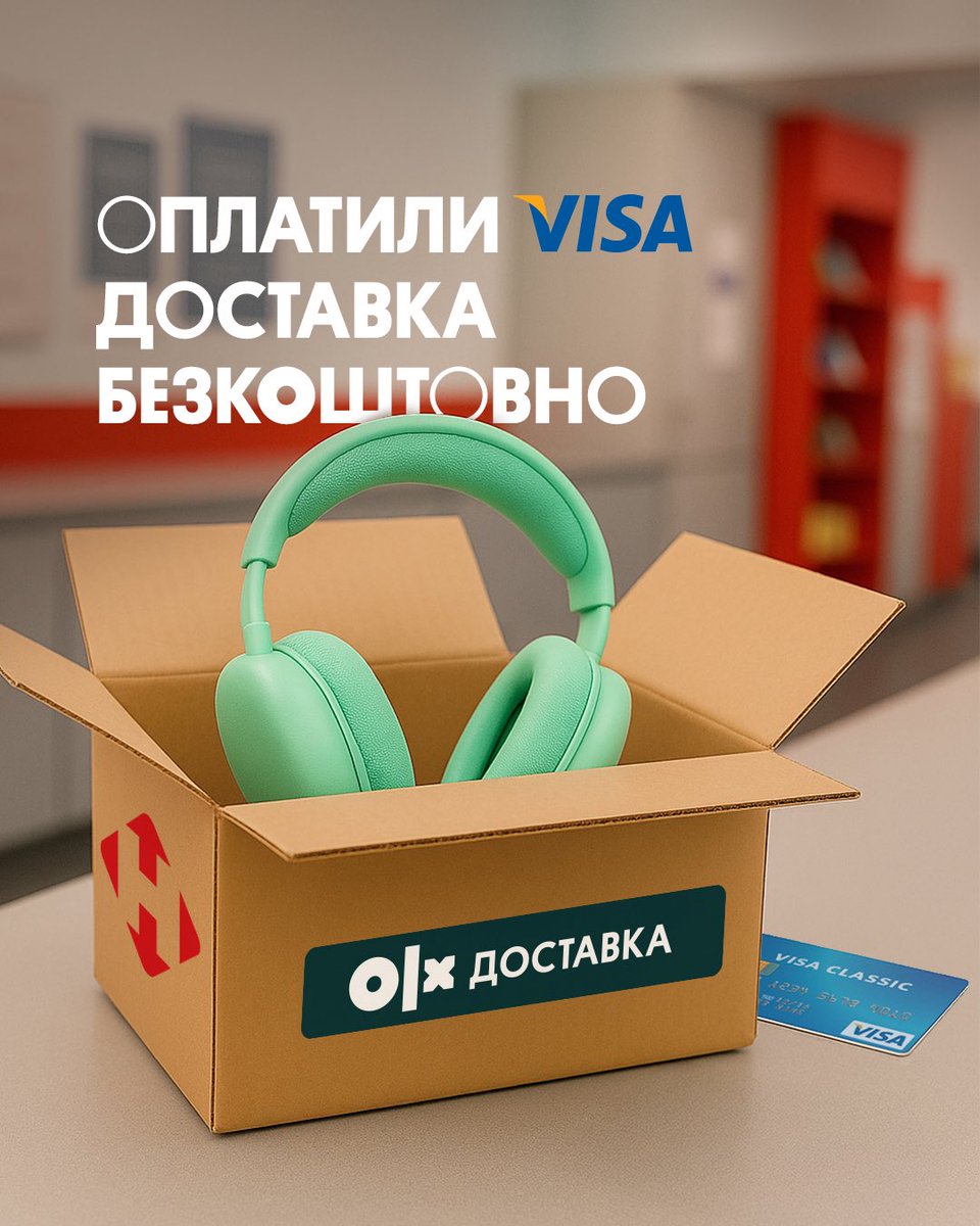 Купуйте електроніку на OLX з безкоштовною доставкою від Visa🔥

✅ Обирайте товари від 300 грн у розділі «Електроніка»
✅ Вибирайте доставку «відділення-
відділення» через Нову пошту
✅ Оплачуйте онлайн карткою Visa з 1.05 до 31.05
✅ Отримуйте товар з доставкою за 0 грн