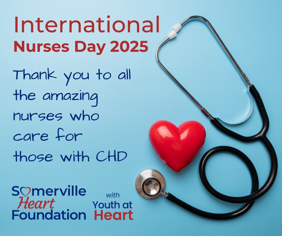 💙 Happy International Nurses Day! 💙
Today, we celebrate the incredible dedication, compassion, and expertise of nurses everywhere, especially those who care for people living with congenital heart disease.

Thank you for being the heartbeat of the NHS. 💓