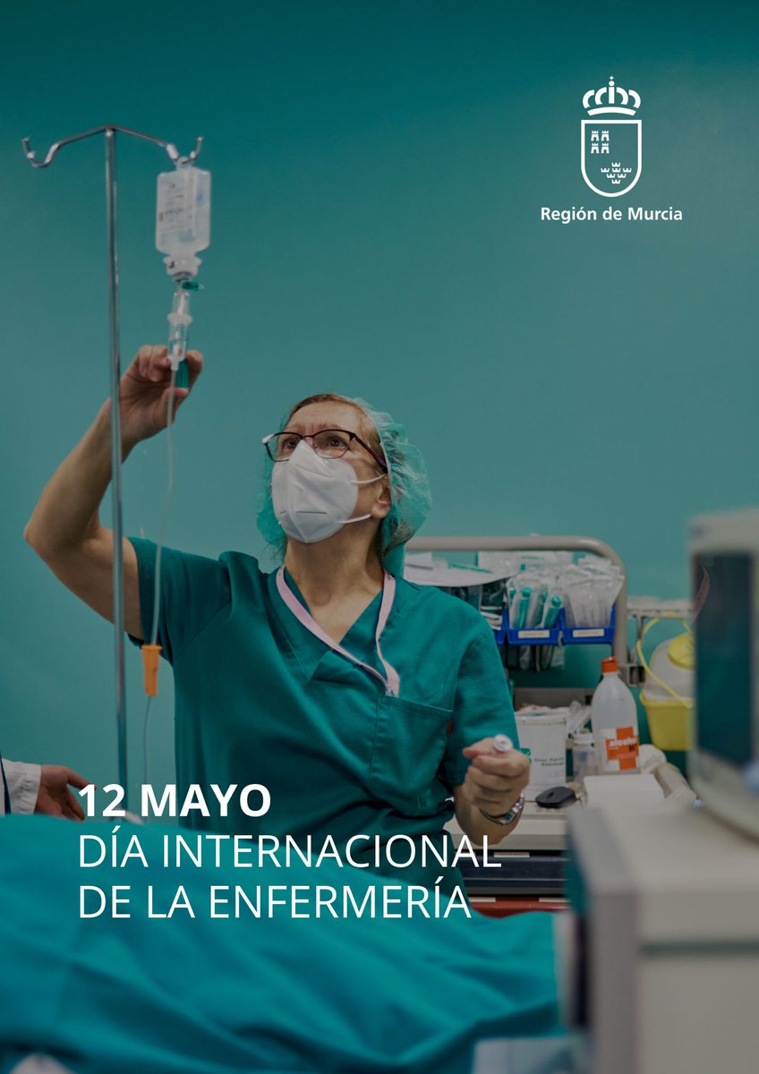 🔝 Hoy celebramos el #diainternacionaldelaenfermeria, un reconocimiento merecido a quienes sois parte fundamental  de nuestro sistema sanitario día tras día. 

En la #RegiondeMurcia de Murcia, las #enfermeras y #enfermeros no solo cuidáis  de nuestra salud, sino que educáis y