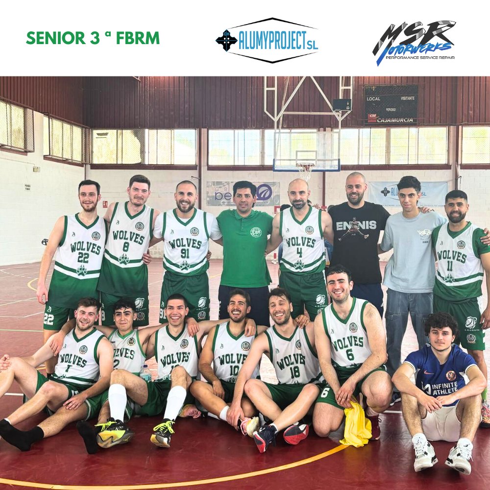 CB_MolinaWolves's tweet photo. El equipo senior 3 FBRM termina la temporada en una excelente 2 posición de su grupo. #cbmolinawolves #molinadesegura https://t.co/dbvKxKzfnR