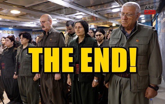 Terör Örgütü PKk Yapmış olduğu 12.Kongresinde kendisini feshetti...)