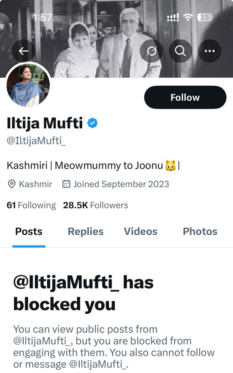 Mehbooba Mufti Ki Beti Ne Block Kar Diya 😂 
Social Media Ho Ya Real Life Jammu Dogras Scares Them 🇮🇳 #jammu