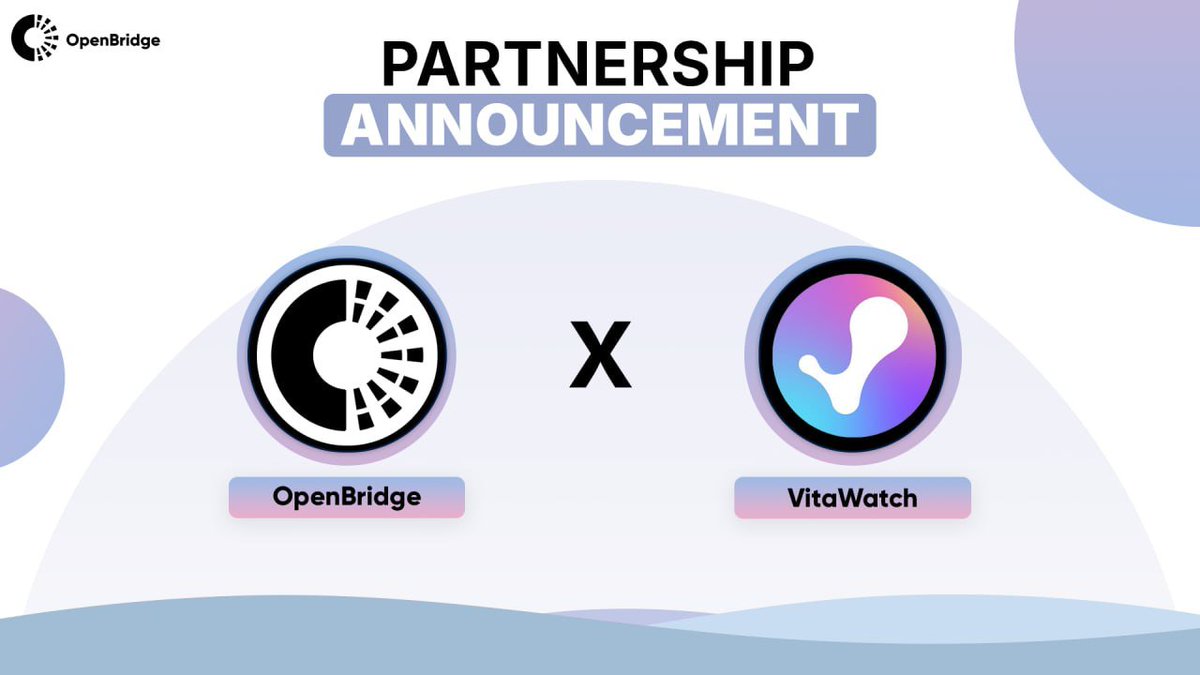 Exciting Partnership Alert 

<a href="/OpenBridgeAI/">Open Bridge</a> 🤝 <a href="/VitaWatchAI/">VitaWatch</a>

OpenBridgeAI
First cross-chain decentralized oracle that empowers smart contracts with real-time, AI-validated data

VitaWatch
The ultimate Web3 smartwatch combining AI-powered health tracking, crypto payments.