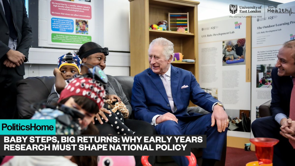 Uni of East London (@uel_news) on Twitter photo The first 5 years of life shape everything ā from mental health to workforce success. At <a href="/UEL_News/">Uni of East London</a>, weāre pioeering research to help shape smarter, evidence-led national policy.
Read more in <a href="/politicshome/">PoliticsHome</a> from our VC <a href="/ProfBroderick/">Prof AmandaBroderick</a> in politicshome.com/members/articl⦠#EarlyYears The first 5 years of life shape everything ā from mental health to workforce success. At <a href="/UEL_News/">Uni of East London</a>, weāre pioeering research to help shape smarter, evidence-led national policy.
Read more in <a href="/politicshome/">PoliticsHome</a> from our VC <a href="/ProfBroderick/">Prof AmandaBroderick</a> in politicshome.com/members/articl⦠#EarlyYears