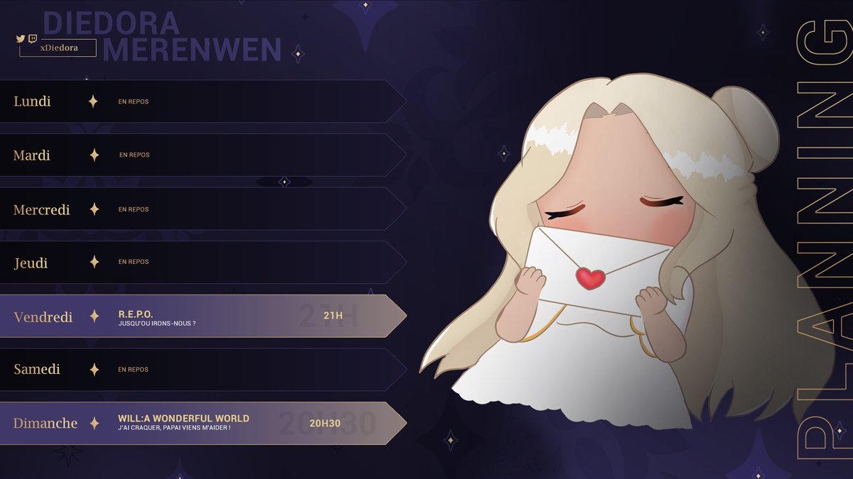 xDiedora's tweet image. Petite reprise après les congés ! On continue un peu de collab mais surtout on démarre un tous nouveau jeu avec @PapaiPipou !!