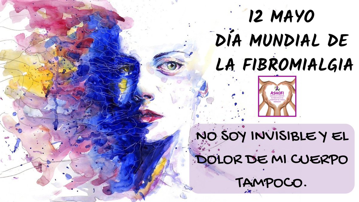 Día Mundial de la Fibromialgia alzamos la VOZ y damos VISIBILIDAD al DOLOR que no siempre se VE en pruebas médicas pero eso no quiere decir que no EXISTA y que no sea REAL.
A todas las mujeres y hombres, nuestro Apoyo y Reconocimiento
 #12deMayo #diamundialdelafibromialgia