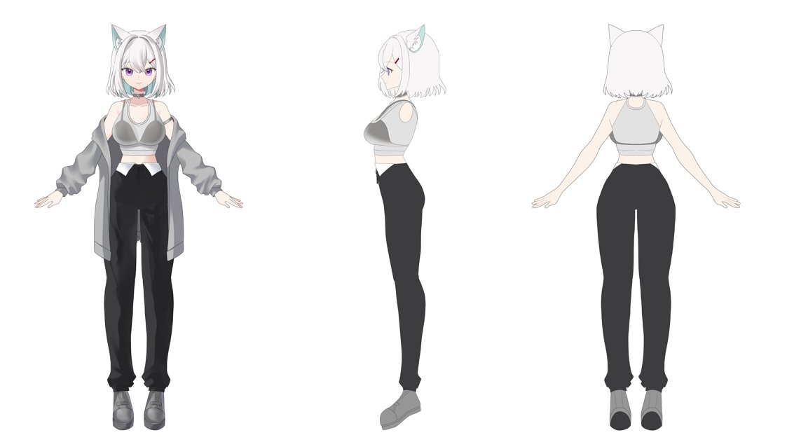 smallvolce's tweet image. #vtubermodel
[버츄얼 모델 판매]  
방송 진행 및 출연 한 번도 사용하지 않은 버츄얼 모델입니다.
헤어, 의상 각각 1개, 자캣 온오프 + 표정 5개 등이 있습니다.  
총 금액 80만원에 판매합니다.