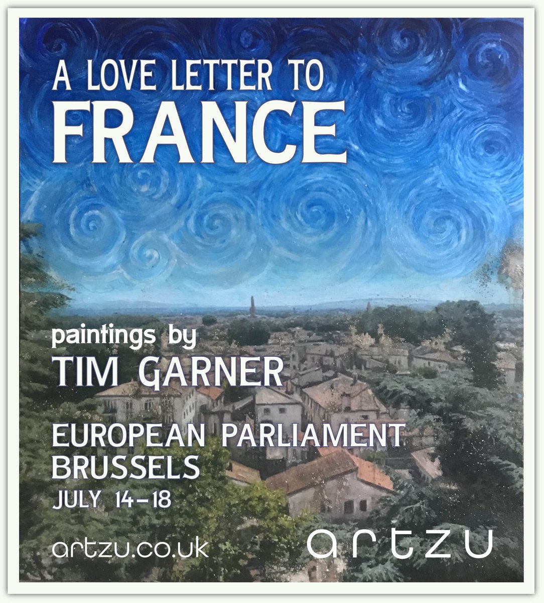A Love Letter to France

 Solo exhibition in the EU Parliament in Brussels.

artzu.co.uk/artist/a-love-…
