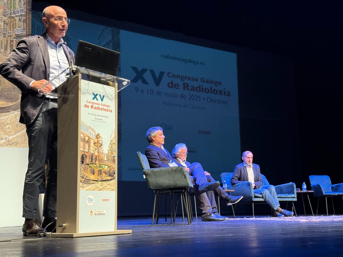 SGRadioloxia's tweet photo. Especialmente gracias a @ConcelloOurense , @SolutionsTrama  , @SERAM_RX  por el apoyo logístico y al resto de organizadores que permitieron este XV Congreso Gallego de #Radiología 
@SGRadioloxia 
#radiology 
#Science 
#Medicine https://t.co/JkEWru8Nop