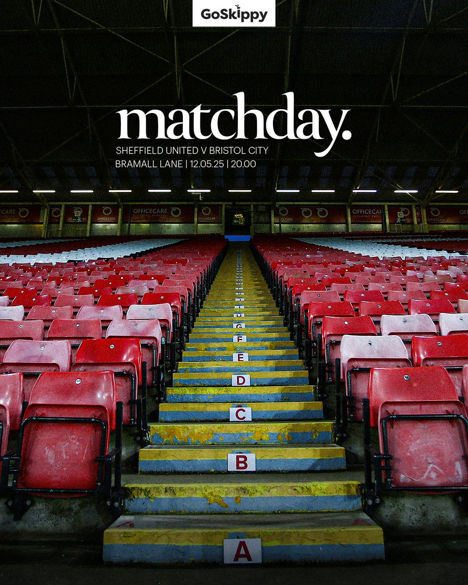 Matchday! 🙌

🆚 <a href="/SheffieldUnited/">Sheffield United</a> 
🏆 #EFLPlayOffs 
🏟️ Bramall Lane
🕗 8PM
📺 Sky Sports Main Event/Robins TV
#️⃣ #SHUBRC