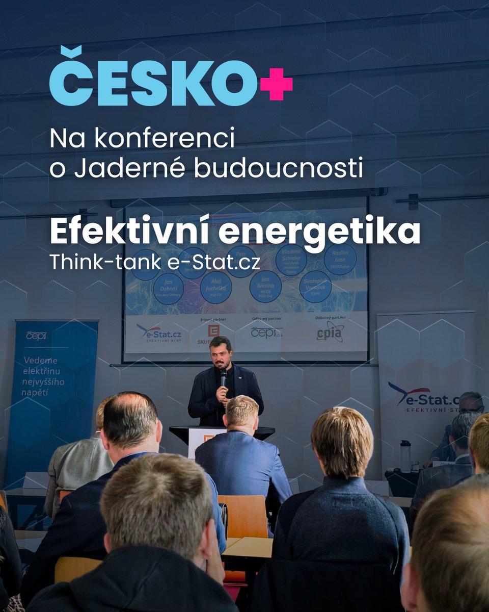 ČESKO.plus (@ceskoplus) on Twitter photo 🔵 <a href="/CeskoPlus/">ČESKO.plus</a> se zúčastnilo konference Efektivní energetika – jaderná budoucnost, kterou pořádal think-tank <a href="/efektivnistat/">e-Stat.cz efektivní stát</a>. S <a href="/radim_politik/">Radim Ivan 🇨🇿➕</a> jsme diskutovali o jádru, energetické bezpečnosti i roli efektivního státu v době klíčových výzev. #CeskoPlus #Energetika 🔵 <a href="/CeskoPlus/">ČESKO.plus</a> se zúčastnilo konference Efektivní energetika – jaderná budoucnost, kterou pořádal think-tank <a href="/efektivnistat/">e-Stat.cz efektivní stát</a>. S <a href="/radim_politik/">Radim Ivan 🇨🇿➕</a> jsme diskutovali o jádru, energetické bezpečnosti i roli efektivního státu v době klíčových výzev. #CeskoPlus #Energetika