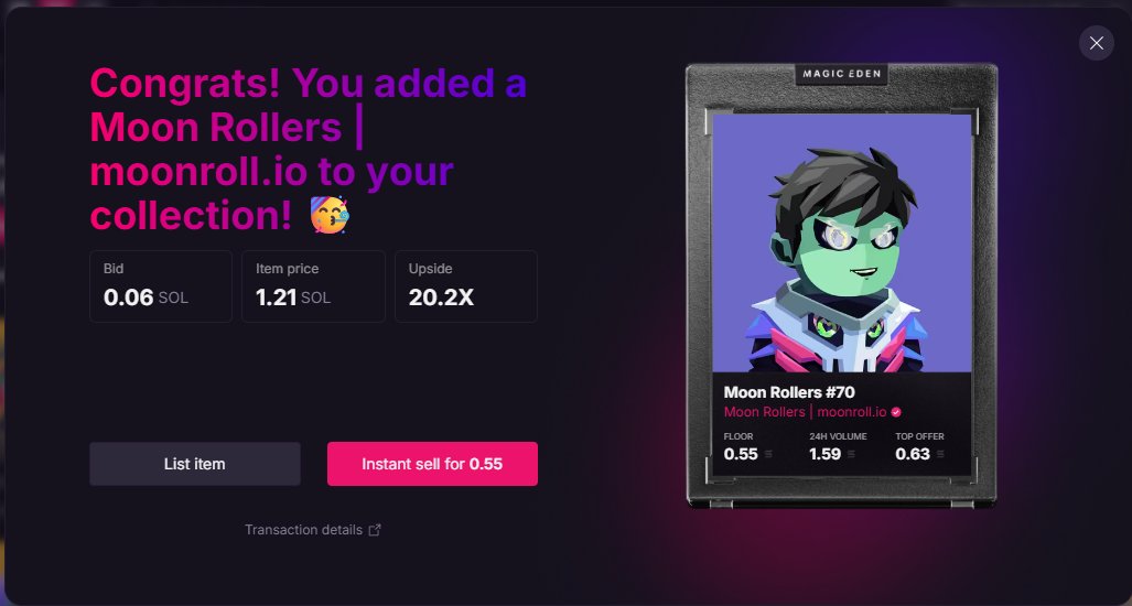 Noice moonroller tanks <a href="/MagicEden/">Magic Eden 🪄</a> <a href="/moonroll/">Moon Roll</a> <a href="/sajad_moonroll/">sajad</a>