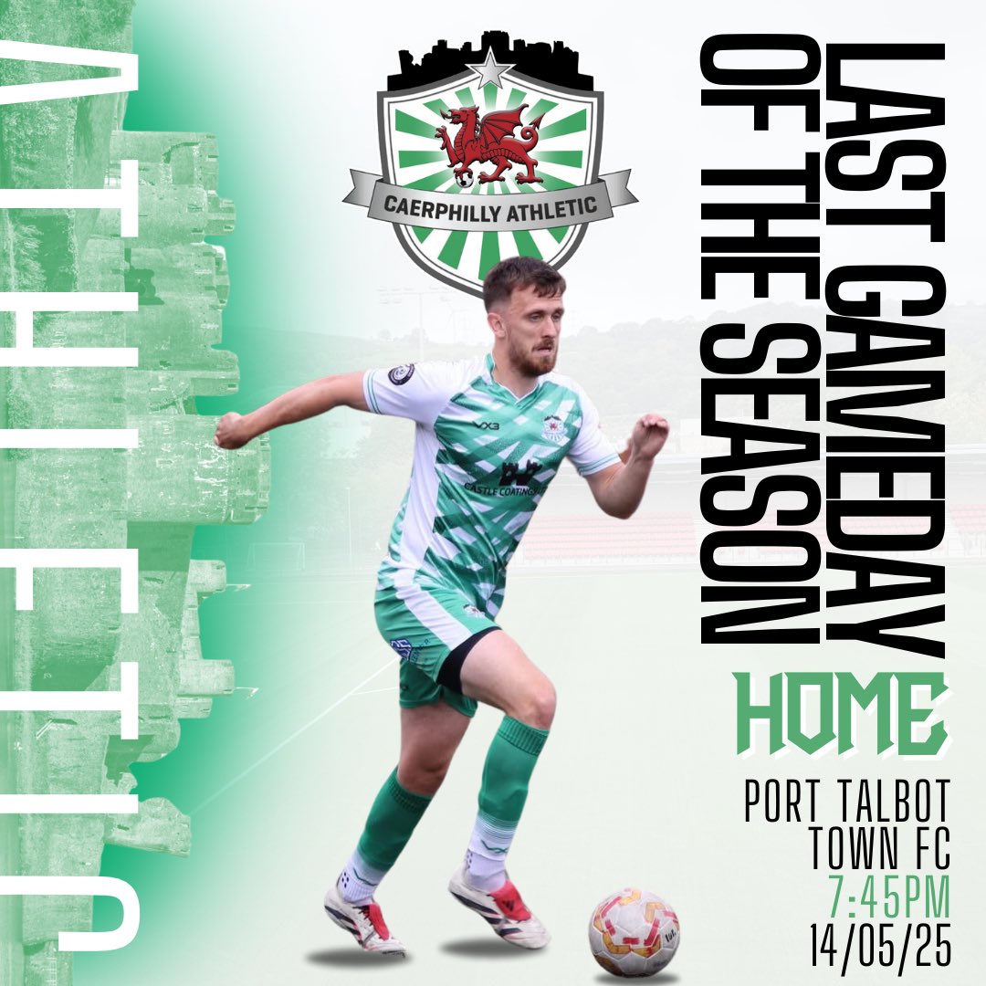Final Game Of The Season!

Join us this Wednesday as we take on <a href="/PortTalbotTown/">Port Talbot Town FC</a> for a 7:45 Kick Off.

We look forward to seeing you all at Ystrad Centre of Sporting Excellence for one last time this season! 

#TheAs 💚