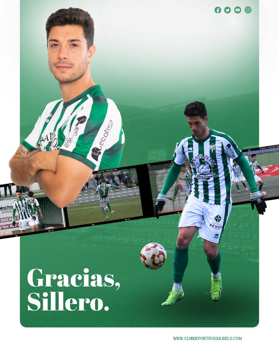 🔚 𝗕𝗔𝗝𝗔 | Jesus Sillero no continuará en el Club Deportivo Guijuelo la próxima temporada.

El club le agradece su trabajo, esfuerzo y profesionalidad en esta temporada.

Gracias y suerte en el futuro, Sillero❤️