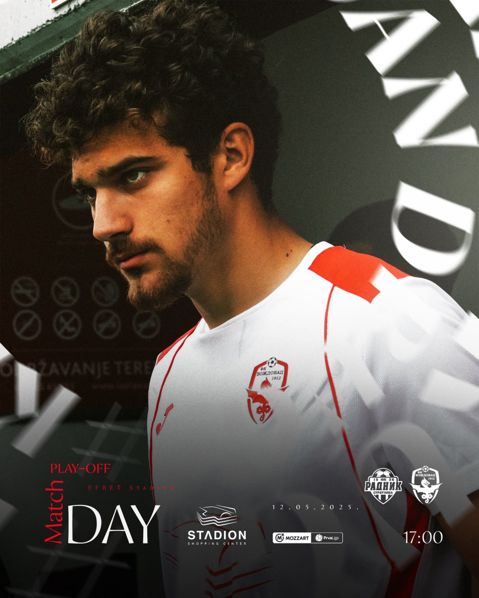 FK Voždovac (@fkvozdovac) on Twitter photo #MATCHDAY
🆚 | <a href="/fk/">Florian Kissling</a>.radnik.surdulica
⏳ | 17:00h
🏟️ | Gradski stadion Surdulica
#KlubKaoNijedanDrugi 🔴⚫️⚪️ #MATCHDAY
🆚 | <a href="/fk/">Florian Kissling</a>.radnik.surdulica
⏳ | 17:00h
🏟️ | Gradski stadion Surdulica
#KlubKaoNijedanDrugi 🔴⚫️⚪️
