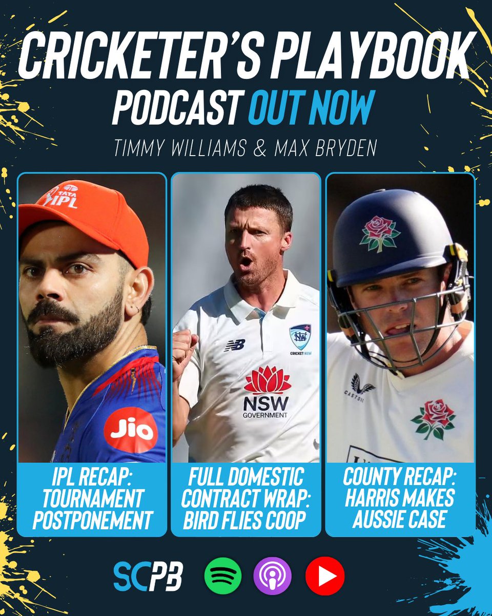 The Indian Premier League has been postponed, so what does the future of the 2025 tournament look like? 

The Cricketer's Playbook podcast is live with <a href="/timwill94/">Tim Williams</a> and <a href="/max_smart/">Max Bryden</a> on YouTube &amp; Apple/Spotify 📺 shorturl.at/kVWwa

#ipl #indianpremierleague