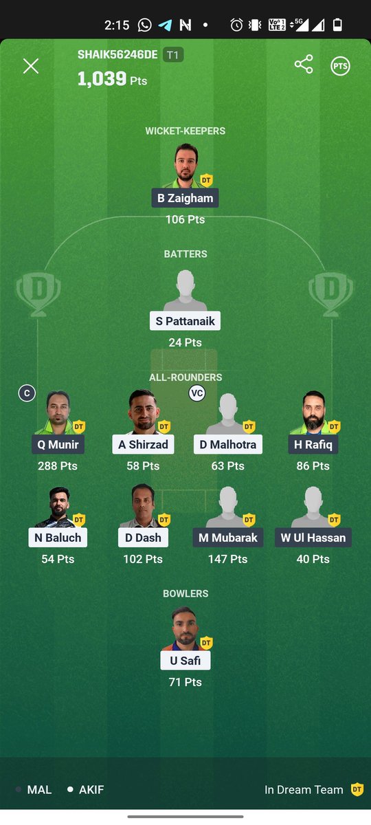 Investment 511rs and returns 4620rs 🔥🔥 that's power of mini GL for you

First game and its banged , same team was shared on telegram , many more mini GL's to come ❤️✅

<a href="/FantasycricPro/">Fantasy Cricket Pro 🏏 (Viren Hemrajani)</a> <a href="/RAMESHINFO1/">NAA MAATA ( నామాట)YOUTUBE CHANNEL</a> <a href="/GrandLeagueGuru/">Grand league guru</a> <a href="/ShankarRaika51/">Shankar Raika</a> <a href="/StatsGuruji786/">Stats Guruji</a> <a href="/RKfantasycric11/">RKfantasycric11</a>