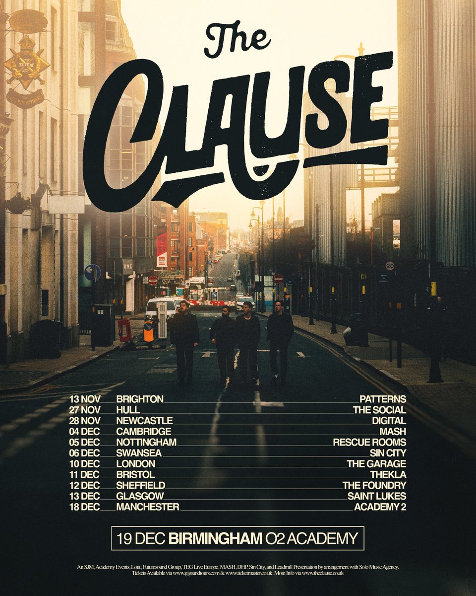 UK TOUR!

We’re ecstatic to announce we’re taking our debut album ‘Victim Of A Casual Thing’ on the road for our biggest tour yet!

Order your copy of the record by Wednesday morning to get pre sale access…

HWFG x