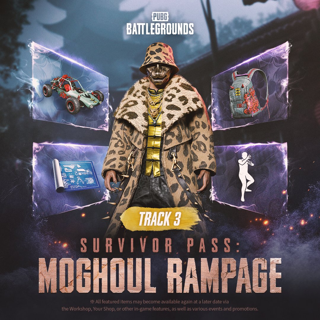 Ancient spirits stir beneath the surface, cloaked in curses.
Dare to wear them and become the nightmare with the new Survivor Pass: Moghoul Rampage.
Available in May 14th (PC) / 22nd (Console).