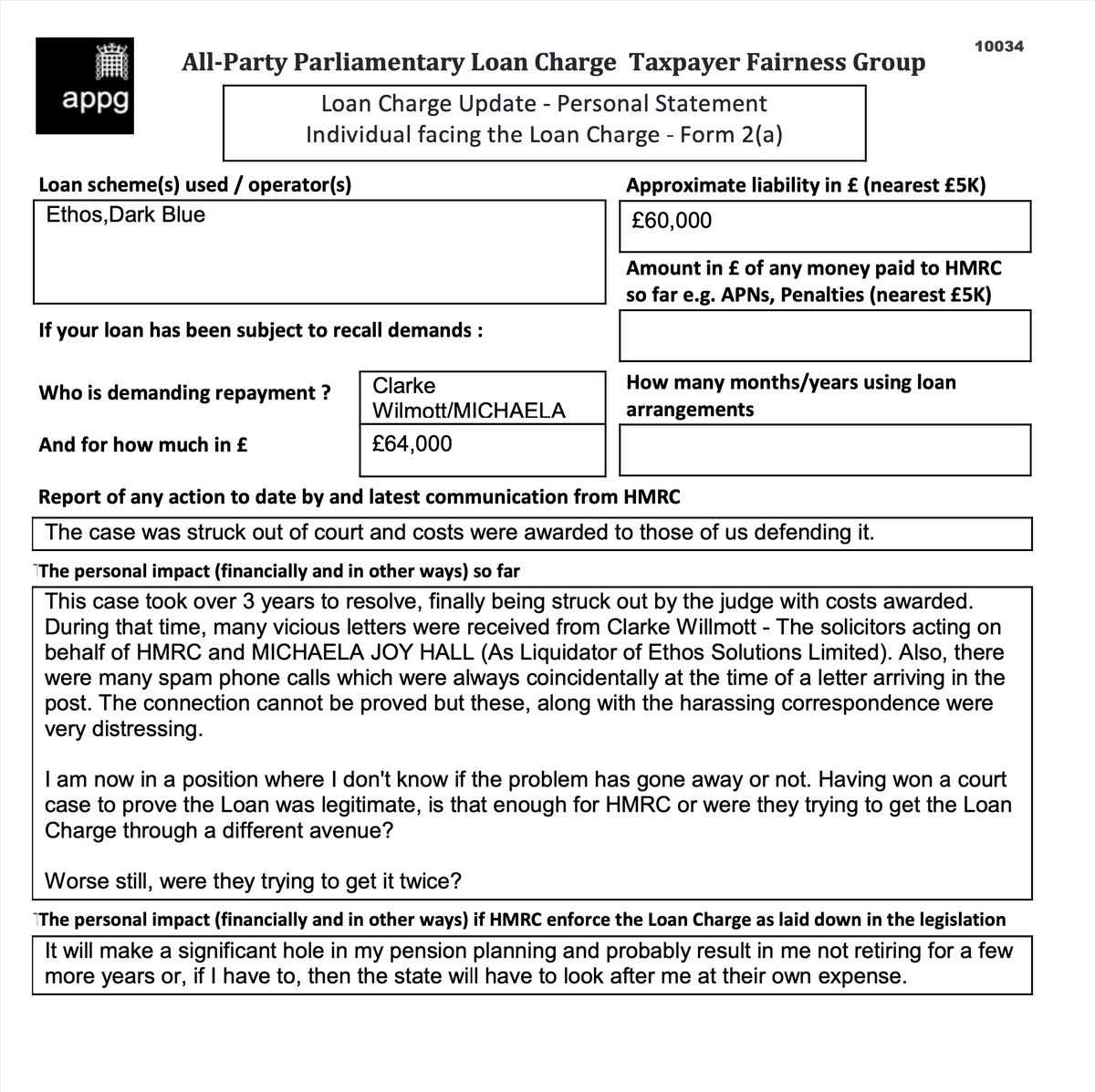 I am now in a position where I don't know if the problem has gone away or not. Having won a court case to prove the Loan was legitimate, is that enough for HMRC or were they trying to get the Loan Charge through a different avenue?

<a href="/LCAG_2019/">Loan Charge Action Group [LCAG]</a> <a href="/loanchargeAPPG/">Loan Charge & Taxpayer Fairness APPG</a> #LoanChargeScandal