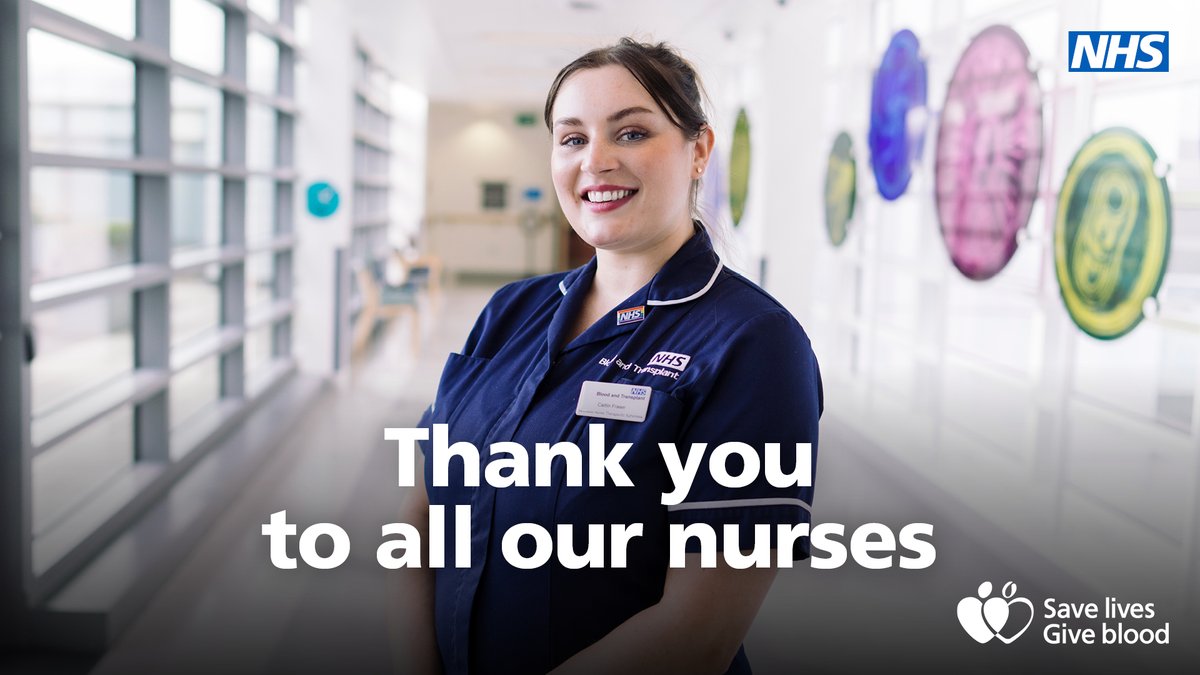 It’s #InternationalNursesDay and we want to say a massive thank you to our amazing nurses who support donors and help make lifesaving blood donations possible every day! 🩸❤️