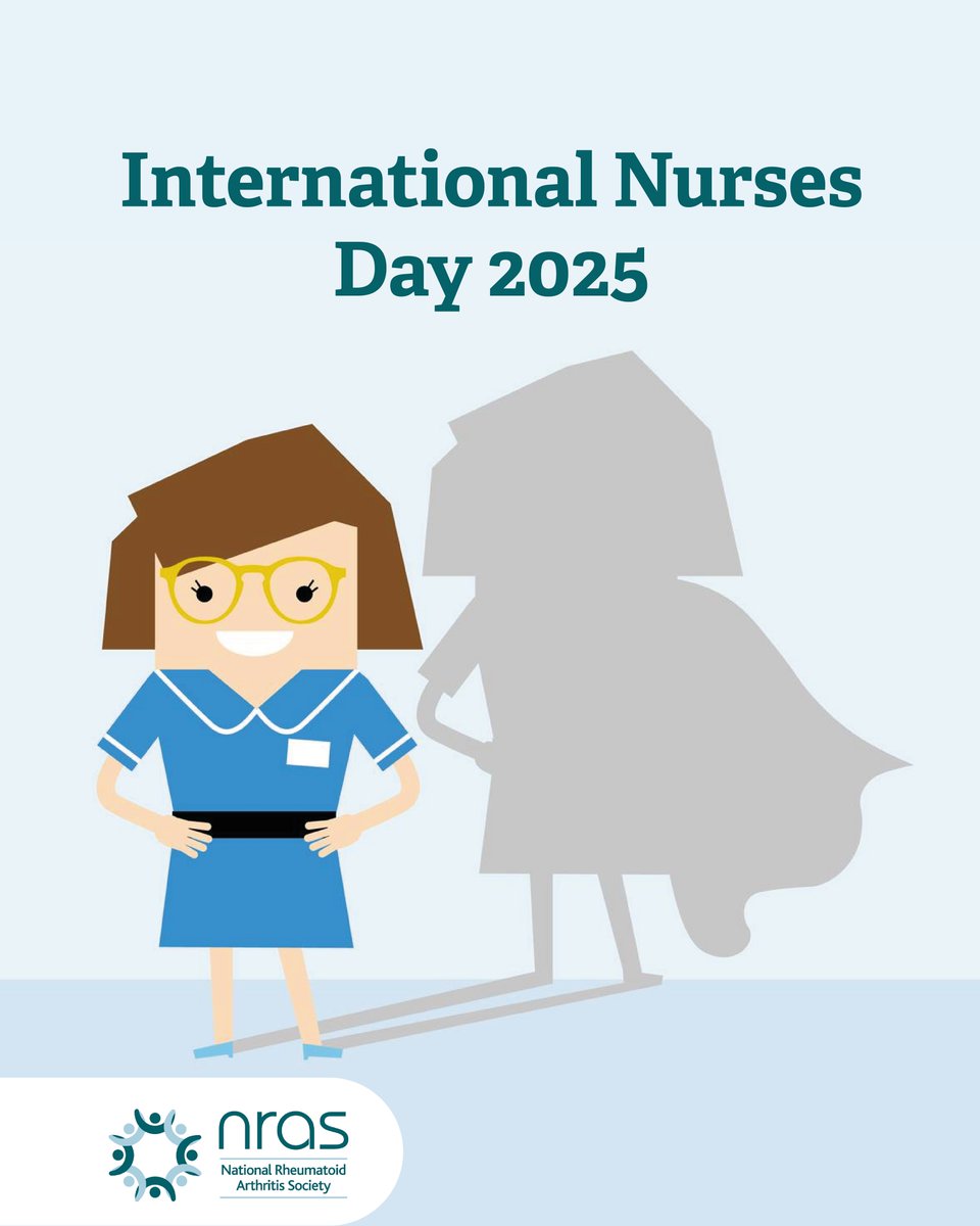 🌍👩‍⚕️ Happy #InternationalNursesDay 2025! 👨‍⚕️🌟
Today, we celebrate the dedication, compassion, and strength of nurses everywhere — especially the incredible rheumatology nurses who support people living with RA and JIA every single day. 💙

You are true healthcare heroes — and to